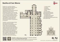 Milan - Basilica of San Marco - Planimetry